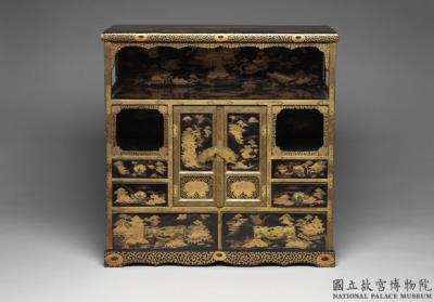 图片[2]-Lacquer cabinet with landscape decoration, Japan, 18th century-China Archive